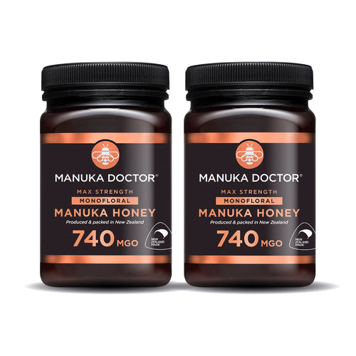 2 x 740 MGO Manukový med 500g - Monoflorální